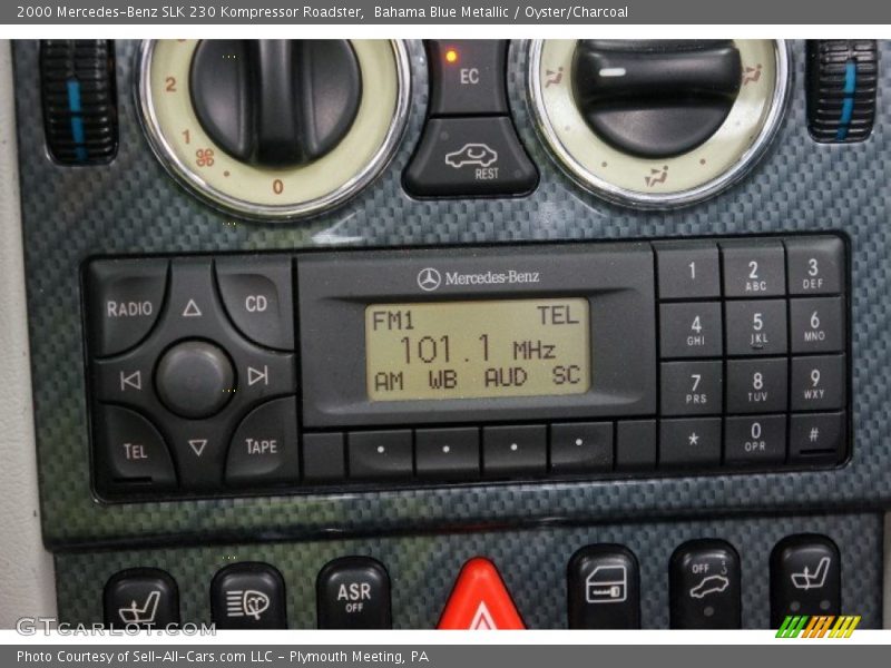 Bahama Blue Metallic / Oyster/Charcoal 2000 Mercedes-Benz SLK 230 Kompressor Roadster