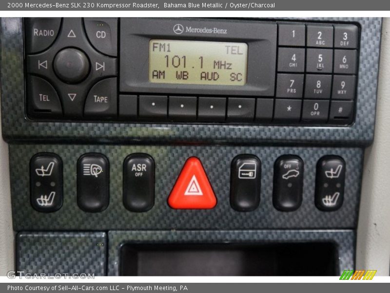 Bahama Blue Metallic / Oyster/Charcoal 2000 Mercedes-Benz SLK 230 Kompressor Roadster