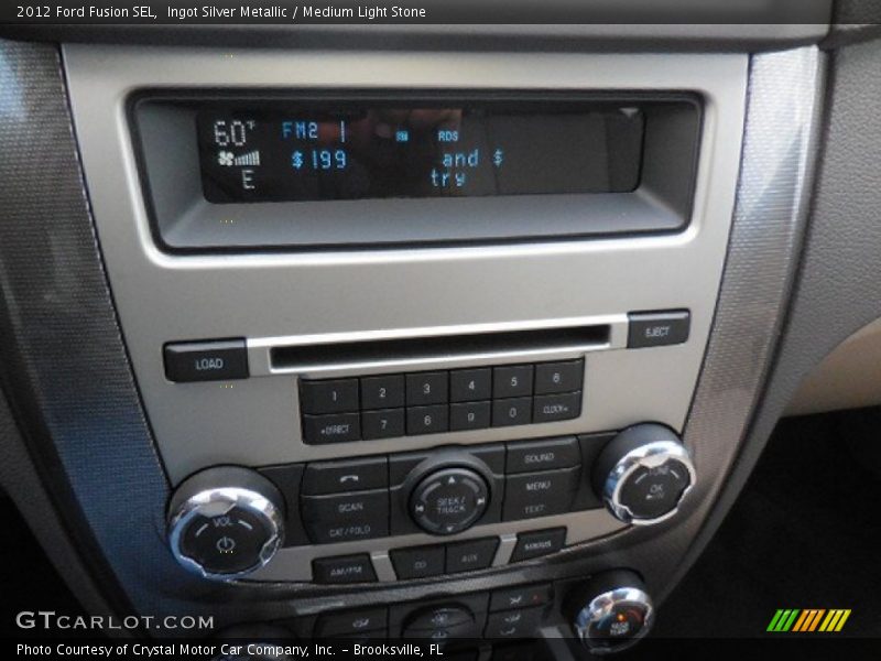 Ingot Silver Metallic / Medium Light Stone 2012 Ford Fusion SEL