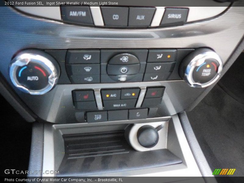 Ingot Silver Metallic / Medium Light Stone 2012 Ford Fusion SEL