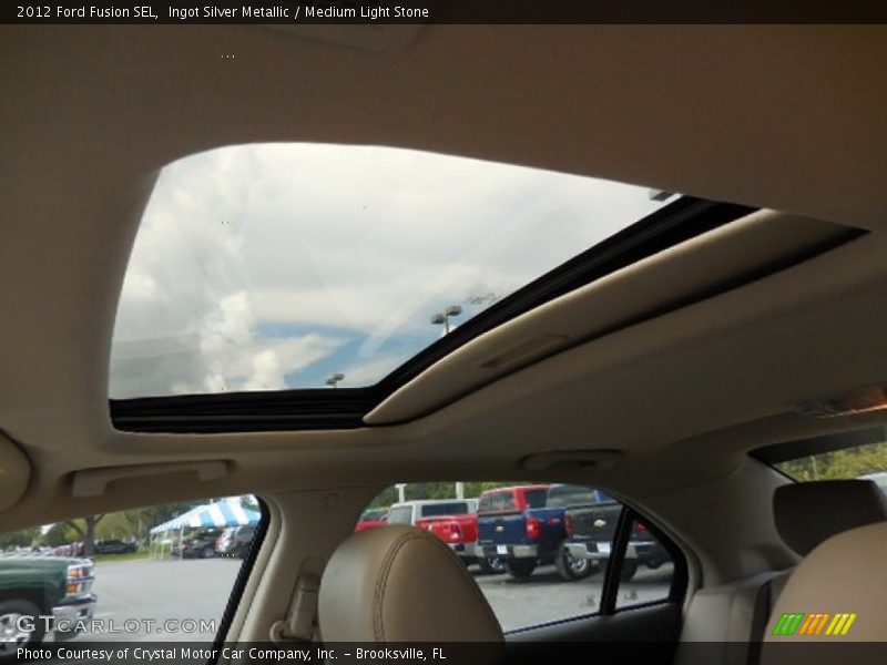 Ingot Silver Metallic / Medium Light Stone 2012 Ford Fusion SEL