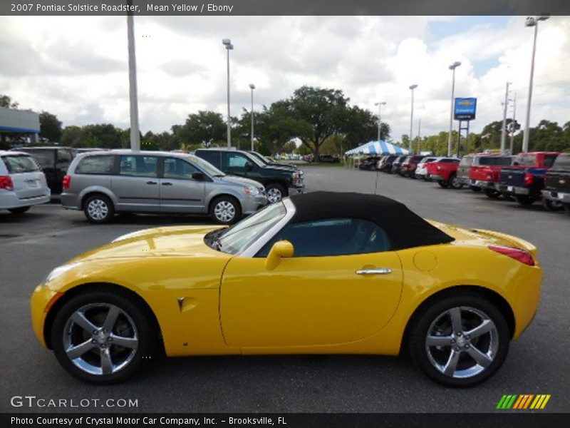 Mean Yellow / Ebony 2007 Pontiac Solstice Roadster