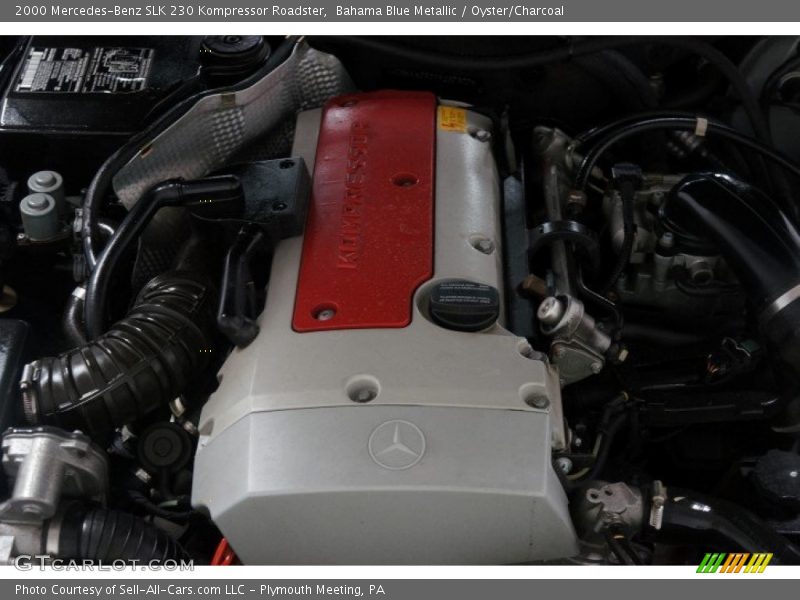 Bahama Blue Metallic / Oyster/Charcoal 2000 Mercedes-Benz SLK 230 Kompressor Roadster
