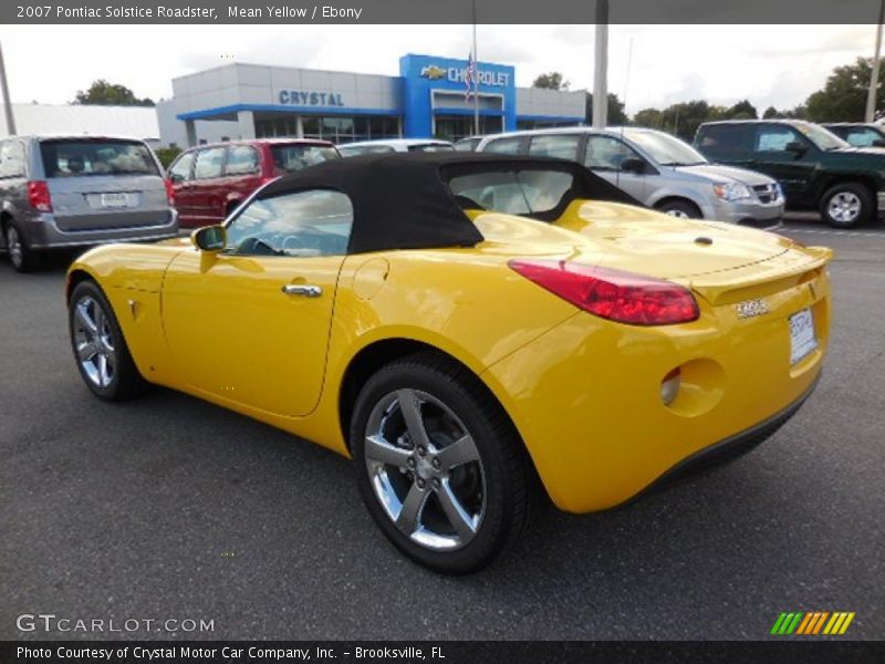 Mean Yellow / Ebony 2007 Pontiac Solstice Roadster