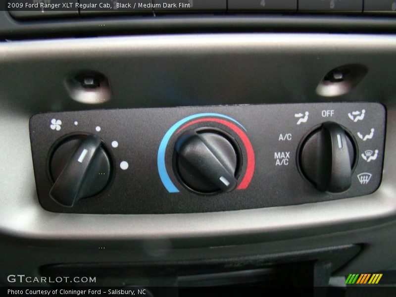 Black / Medium Dark Flint 2009 Ford Ranger XLT Regular Cab