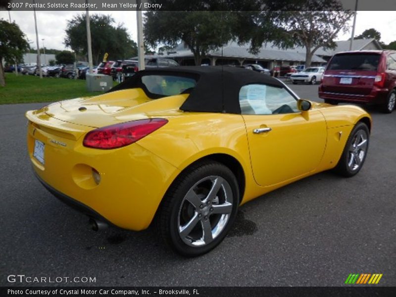 Mean Yellow / Ebony 2007 Pontiac Solstice Roadster