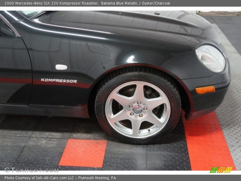 Bahama Blue Metallic / Oyster/Charcoal 2000 Mercedes-Benz SLK 230 Kompressor Roadster