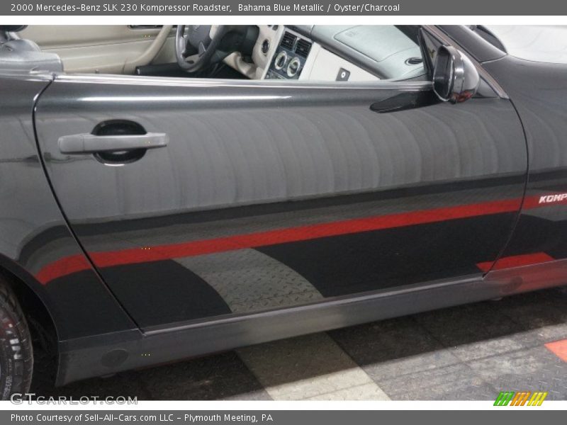 Bahama Blue Metallic / Oyster/Charcoal 2000 Mercedes-Benz SLK 230 Kompressor Roadster