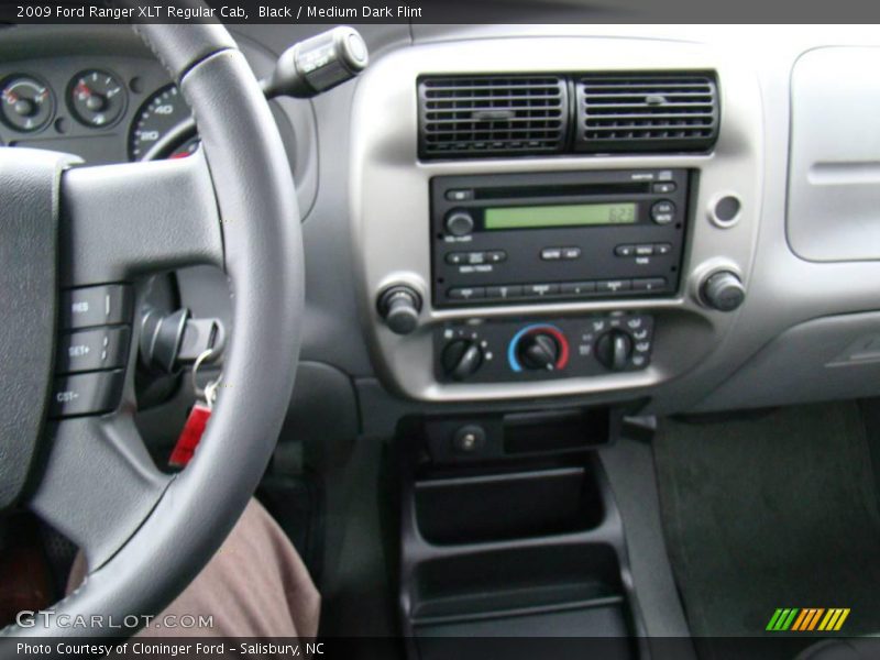 Black / Medium Dark Flint 2009 Ford Ranger XLT Regular Cab