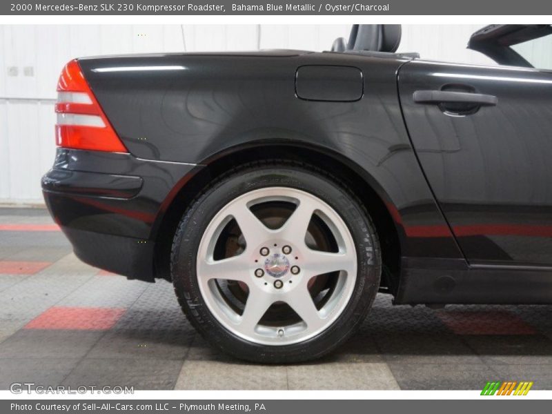 Bahama Blue Metallic / Oyster/Charcoal 2000 Mercedes-Benz SLK 230 Kompressor Roadster