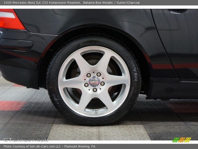 Bahama Blue Metallic / Oyster/Charcoal 2000 Mercedes-Benz SLK 230 Kompressor Roadster