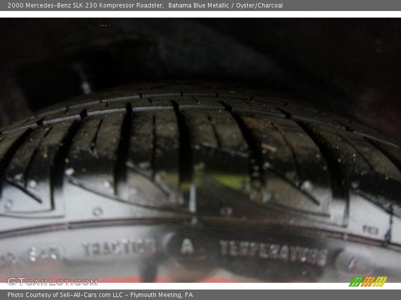 Bahama Blue Metallic / Oyster/Charcoal 2000 Mercedes-Benz SLK 230 Kompressor Roadster
