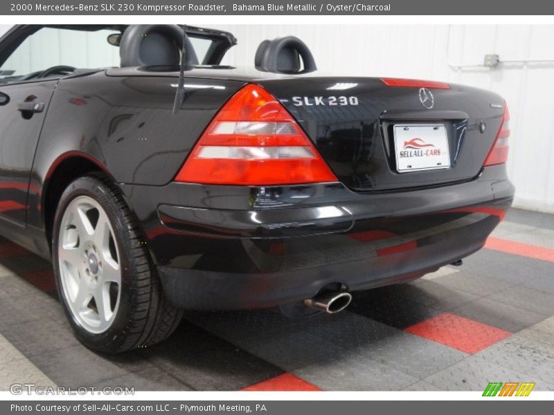 Bahama Blue Metallic / Oyster/Charcoal 2000 Mercedes-Benz SLK 230 Kompressor Roadster
