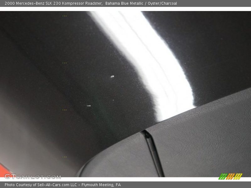 Bahama Blue Metallic / Oyster/Charcoal 2000 Mercedes-Benz SLK 230 Kompressor Roadster
