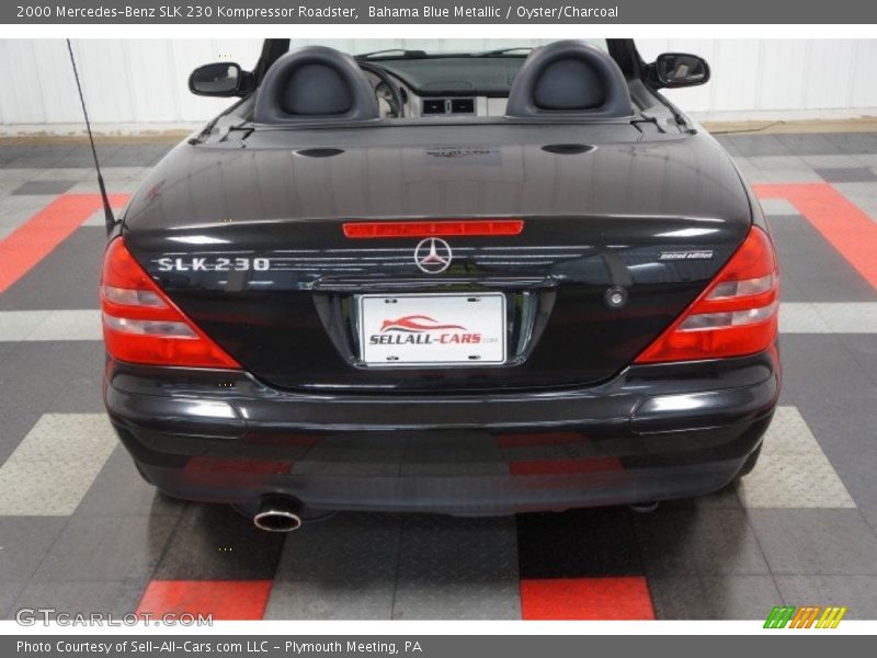 Bahama Blue Metallic / Oyster/Charcoal 2000 Mercedes-Benz SLK 230 Kompressor Roadster