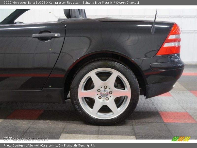 Bahama Blue Metallic / Oyster/Charcoal 2000 Mercedes-Benz SLK 230 Kompressor Roadster