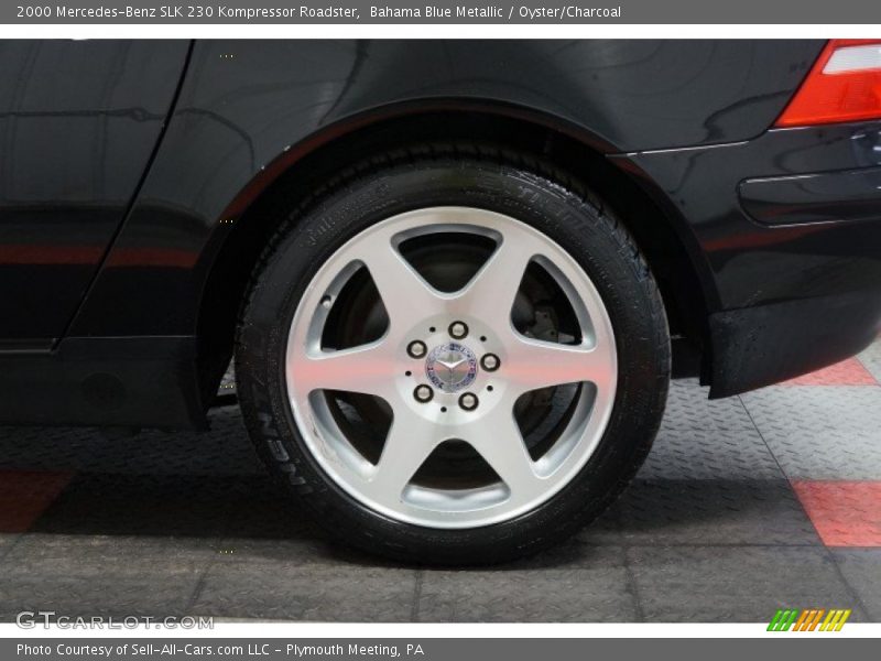 Bahama Blue Metallic / Oyster/Charcoal 2000 Mercedes-Benz SLK 230 Kompressor Roadster