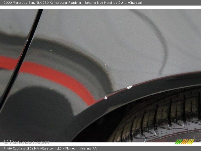 Bahama Blue Metallic / Oyster/Charcoal 2000 Mercedes-Benz SLK 230 Kompressor Roadster