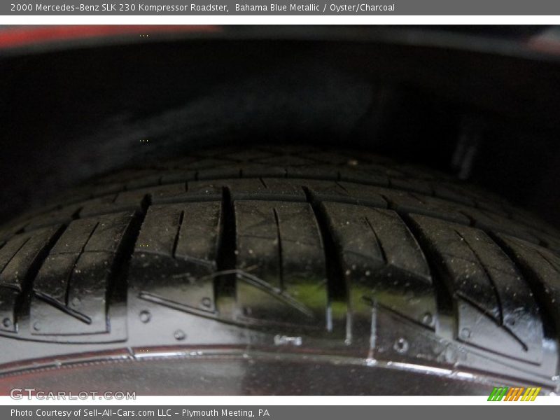 Bahama Blue Metallic / Oyster/Charcoal 2000 Mercedes-Benz SLK 230 Kompressor Roadster