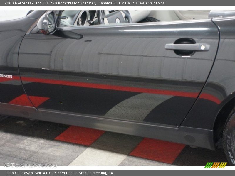 Bahama Blue Metallic / Oyster/Charcoal 2000 Mercedes-Benz SLK 230 Kompressor Roadster