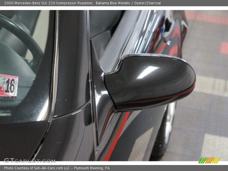 Bahama Blue Metallic / Oyster/Charcoal 2000 Mercedes-Benz SLK 230 Kompressor Roadster