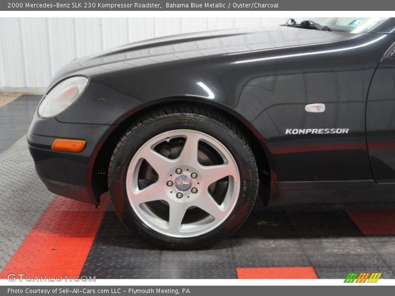 Bahama Blue Metallic / Oyster/Charcoal 2000 Mercedes-Benz SLK 230 Kompressor Roadster