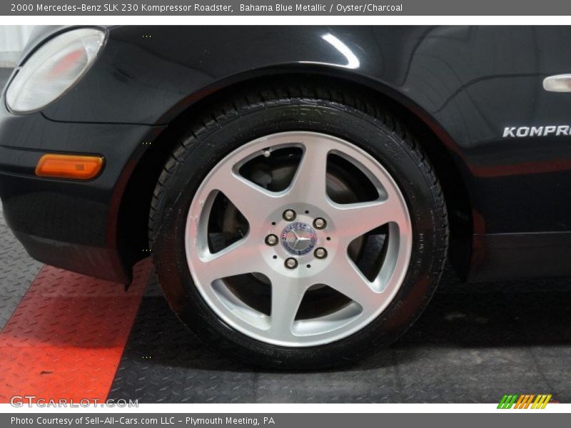 Bahama Blue Metallic / Oyster/Charcoal 2000 Mercedes-Benz SLK 230 Kompressor Roadster