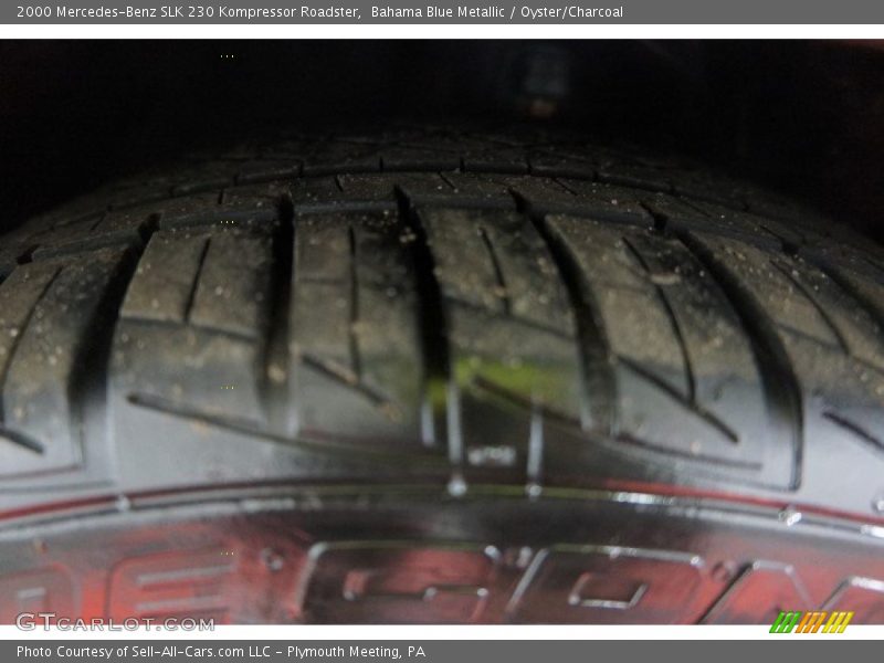 Bahama Blue Metallic / Oyster/Charcoal 2000 Mercedes-Benz SLK 230 Kompressor Roadster