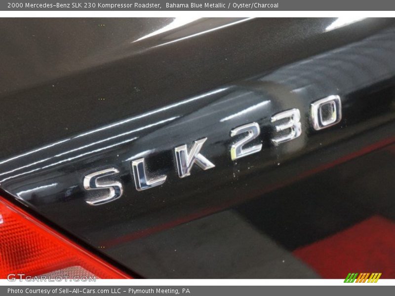 Bahama Blue Metallic / Oyster/Charcoal 2000 Mercedes-Benz SLK 230 Kompressor Roadster