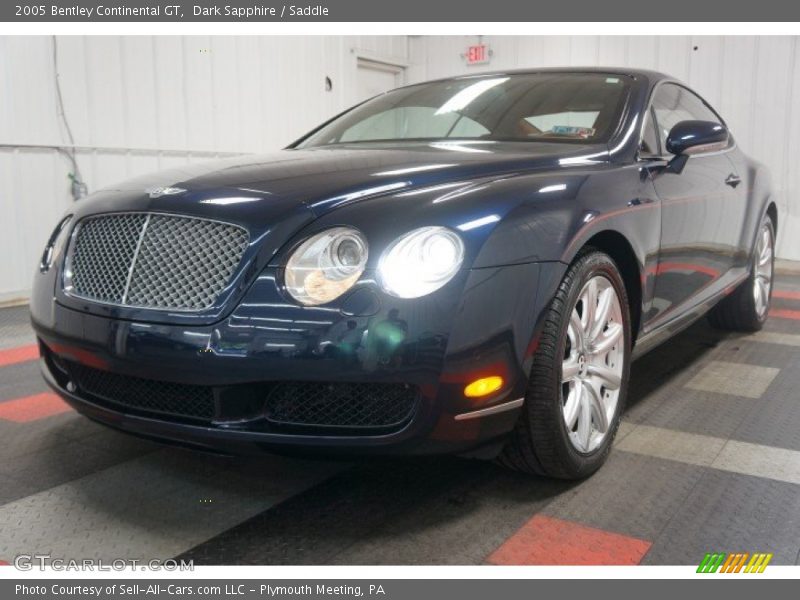 Dark Sapphire / Saddle 2005 Bentley Continental GT