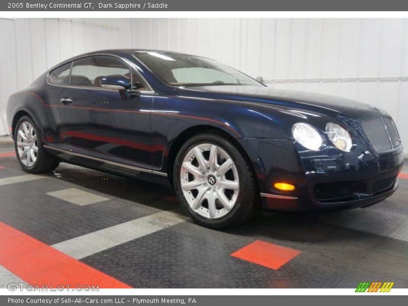 Dark Sapphire / Saddle 2005 Bentley Continental GT
