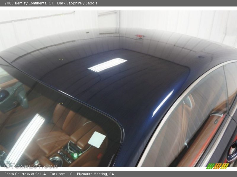 Dark Sapphire / Saddle 2005 Bentley Continental GT