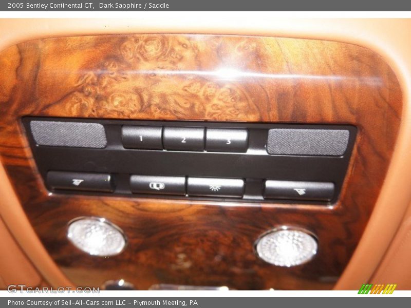 Dark Sapphire / Saddle 2005 Bentley Continental GT