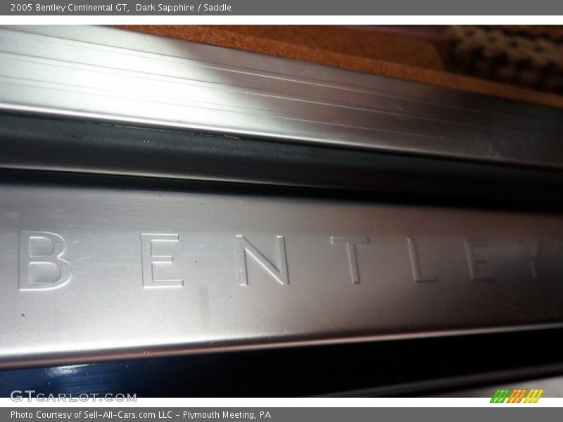 Dark Sapphire / Saddle 2005 Bentley Continental GT