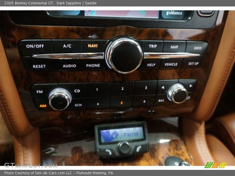 Dark Sapphire / Saddle 2005 Bentley Continental GT