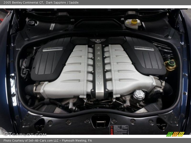Dark Sapphire / Saddle 2005 Bentley Continental GT