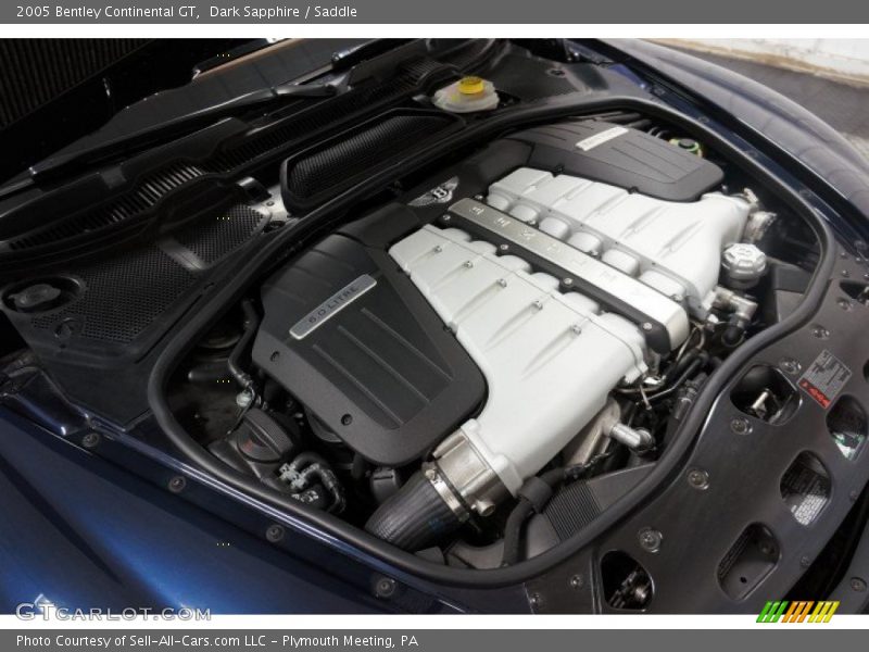 Dark Sapphire / Saddle 2005 Bentley Continental GT