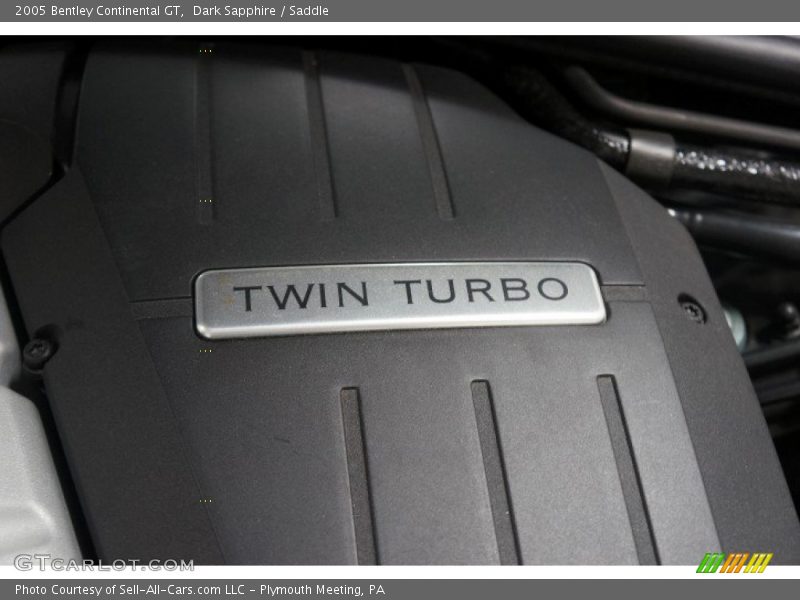 Dark Sapphire / Saddle 2005 Bentley Continental GT