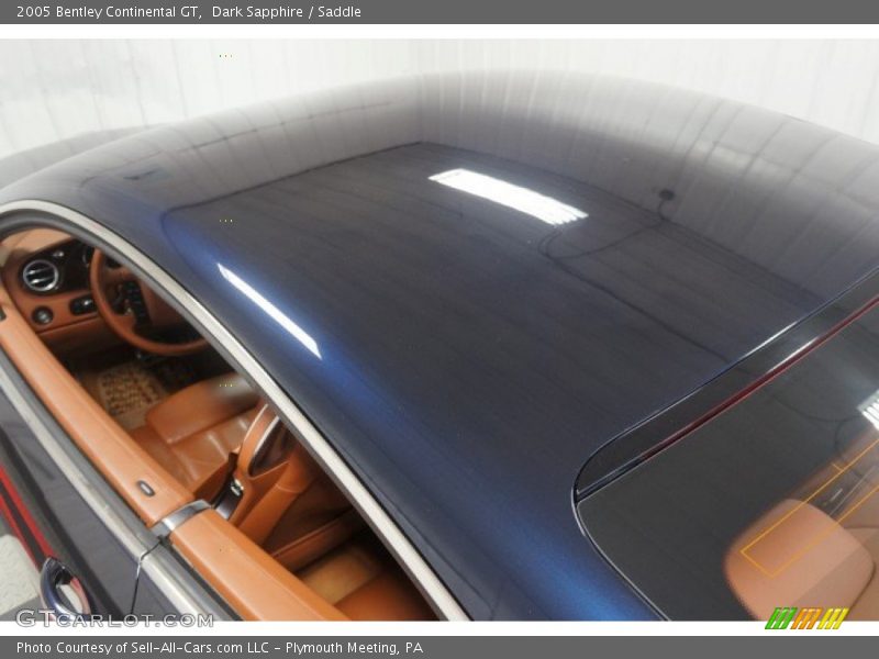 Dark Sapphire / Saddle 2005 Bentley Continental GT