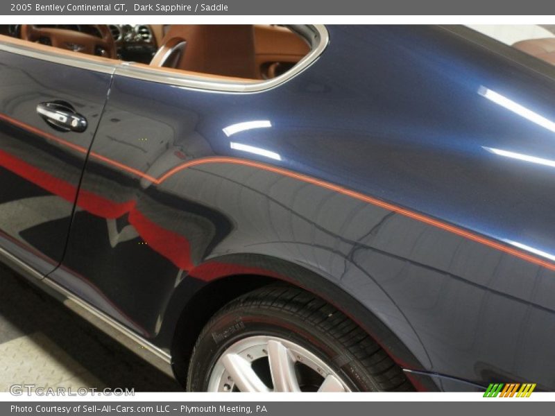 Dark Sapphire / Saddle 2005 Bentley Continental GT
