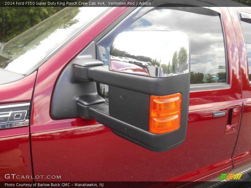 Vermillion Red / Adobe 2014 Ford F350 Super Duty King Ranch Crew Cab 4x4