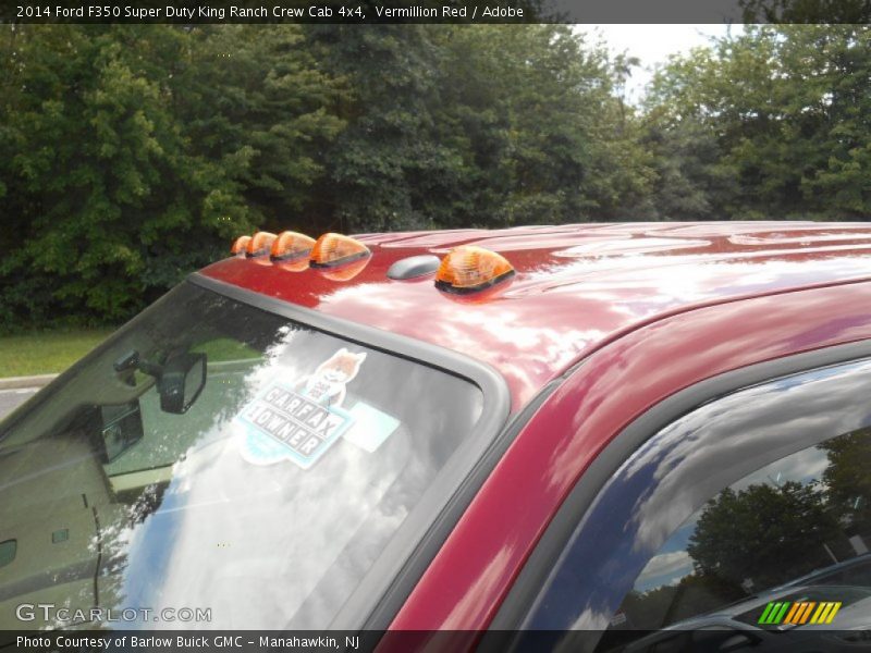 Vermillion Red / Adobe 2014 Ford F350 Super Duty King Ranch Crew Cab 4x4