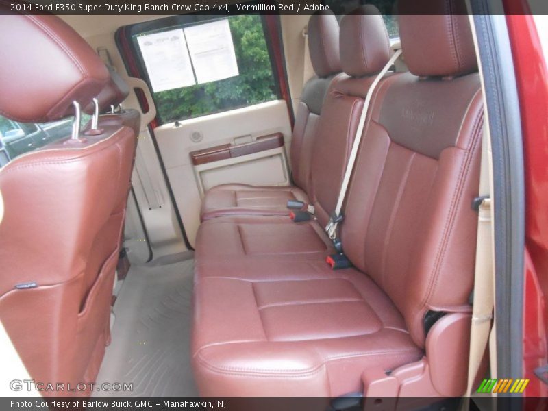 Vermillion Red / Adobe 2014 Ford F350 Super Duty King Ranch Crew Cab 4x4