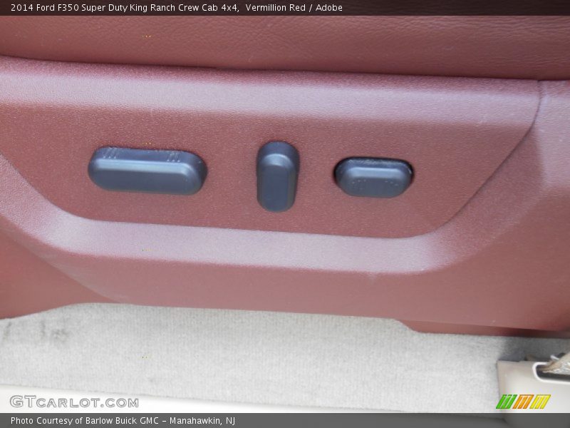 Vermillion Red / Adobe 2014 Ford F350 Super Duty King Ranch Crew Cab 4x4