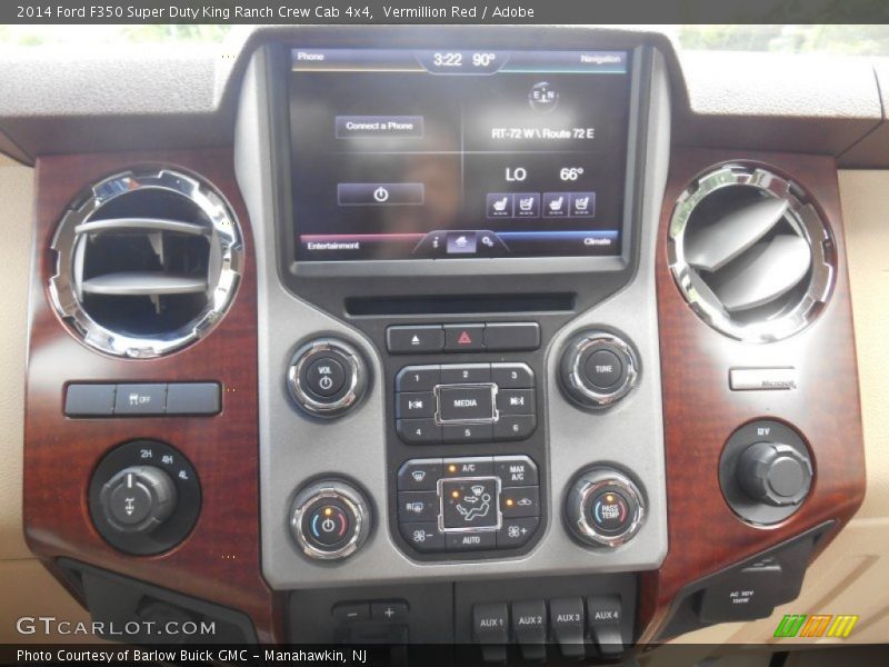 Vermillion Red / Adobe 2014 Ford F350 Super Duty King Ranch Crew Cab 4x4