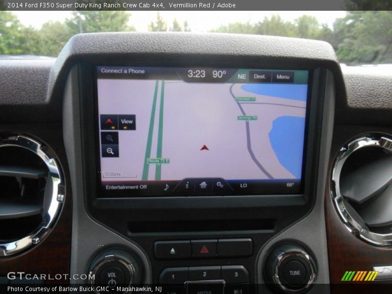 Vermillion Red / Adobe 2014 Ford F350 Super Duty King Ranch Crew Cab 4x4