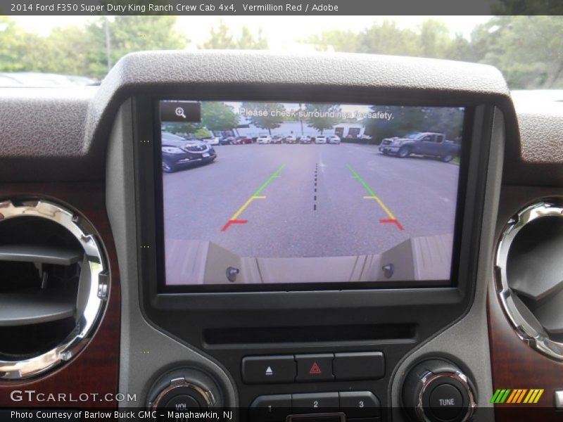 Vermillion Red / Adobe 2014 Ford F350 Super Duty King Ranch Crew Cab 4x4