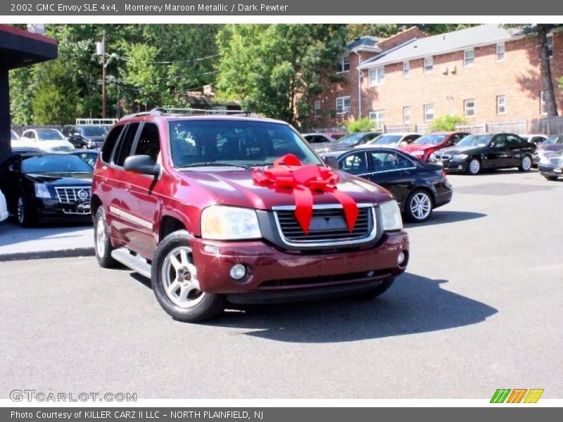 Monterey Maroon Metallic / Dark Pewter 2002 GMC Envoy SLE 4x4