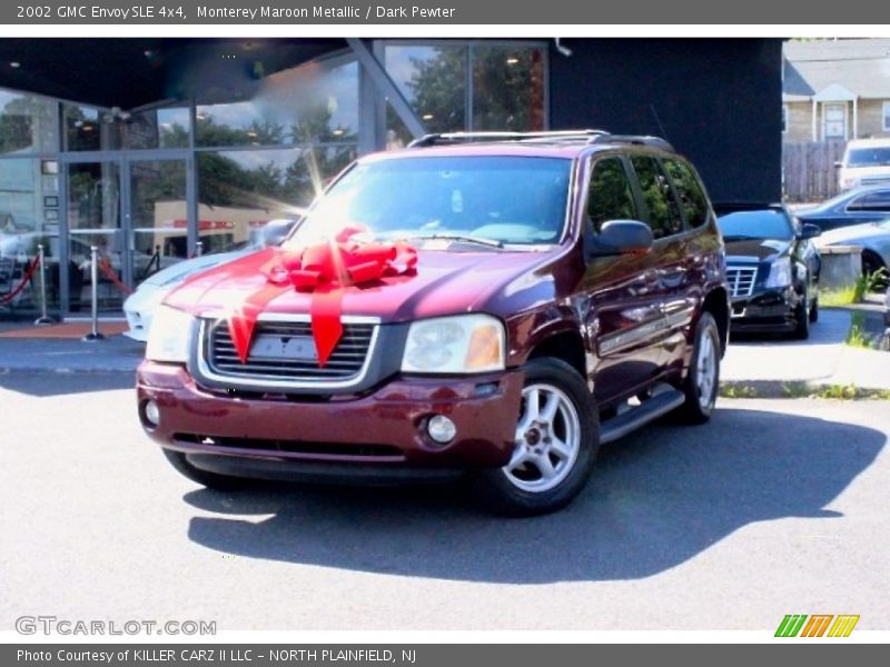 Monterey Maroon Metallic / Dark Pewter 2002 GMC Envoy SLE 4x4