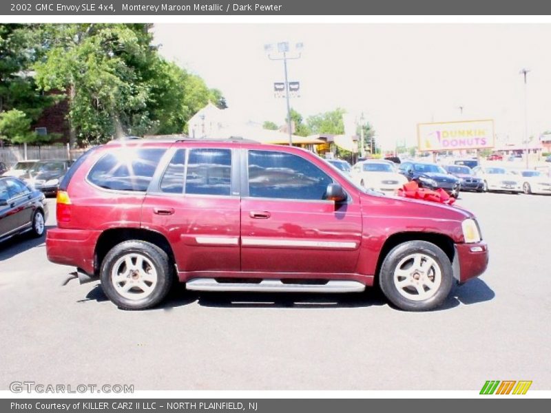Monterey Maroon Metallic / Dark Pewter 2002 GMC Envoy SLE 4x4